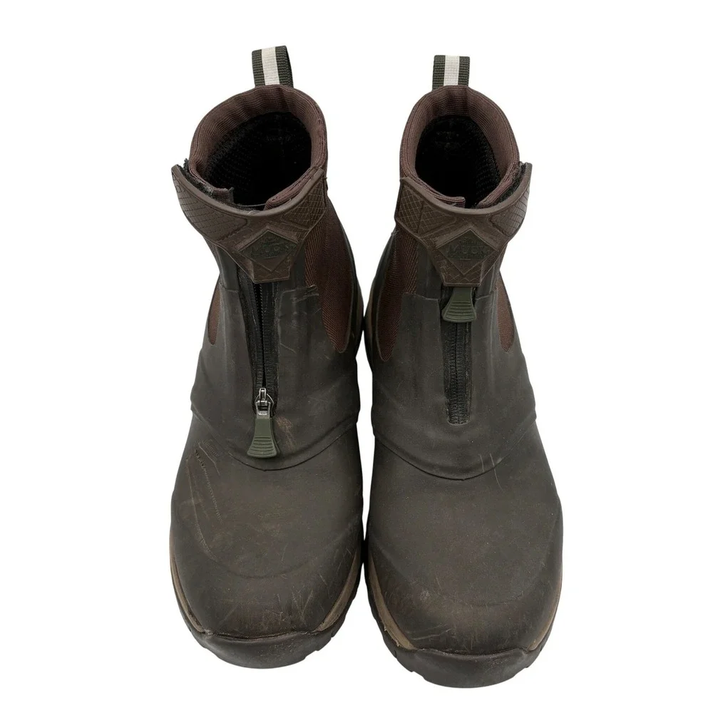 Muck Boot Company Apex Mid Zip Boots Mens 10 Brown Good Waterproof Hiking Work